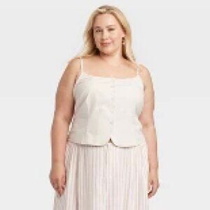 Women's Square Neck Cami Vest - A New Day